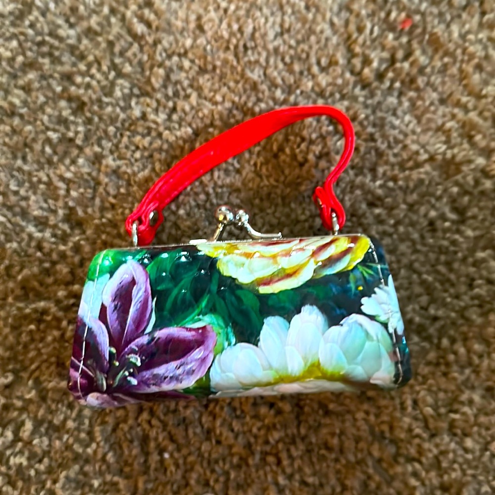 Vintage lipstick holder, coin purse, secret stasher never used